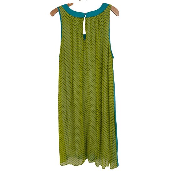 Soft Surroundings Womens Sleeveless Dress size large watercolor floral beaded - Picture 4 of 5